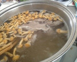 豚となめこのおろし和風パスタ作り方3写真