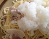 豚となめこのおろし和風パスタ作り方5写真