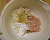 鶏れんこん団子【in みそ汁】作り方2写真