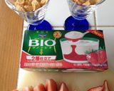 二層のダノンの簡単パフェ♪作り方1写真