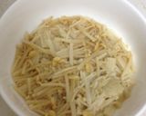 エノキおくら納豆♡作り方1写真