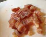 山菜と鶏ももの炊き込みごはん(*^^*)作り方2写真