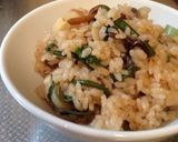山菜と鶏ももの炊き込みごはん(*^^*)作り方5写真