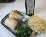 筍のぺペロンチーノパスタ 作り方1写真