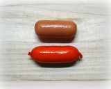 簡単キャラ弁おかず：消防車作り方1写真