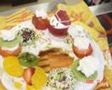 春の香りの　よもぎのシフォンケーキ作り方12写真