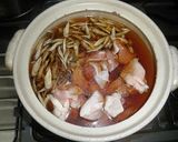 鶏肉とセリの鍋作り方3写真