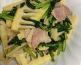 筍とベーコンのバター醤油炒め作り方15写真
