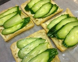 おつまみに♡簡単！油揚げのカナッペ風作り方3写真