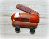 簡単キャラ弁おかず：消防車作り方10写真
