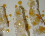 刺身利用で簡単！お弁当用鯛の胡麻マヨ焼作り方2写真