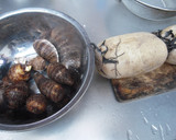 れんこんとさといもの煮もの作り方1写真