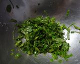 蕗の葉入りにんにく味噌作り方1写真