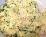 時短★ほうれん草とハムでパラパラ炒飯★作り方3写真