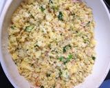 時短★ほうれん草とハムでパラパラ炒飯★作り方4写真