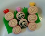 お弁当用☆くるくるハムチーズ作り方8写真