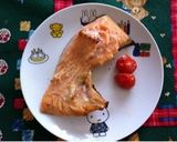 焼き鮭のごぼうサラダ添え作り方3写真