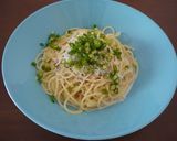フライパン1つで簡単☆明太クリームパスタ作り方9写真