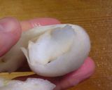 飾り切り☆大根の皮de白薔薇作り方2写真