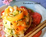 簡単5分✿きゅうりと人参のくるくるサラダ作り方3写真
