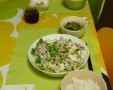 ♪豆腐もいっぱいの豚しゃぶサラダ作り方4写真