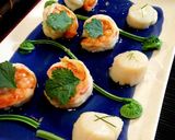 帆立と海老のレモングラス風味作り方6写真