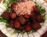 旨旨〜こんにゃくとウィンナーのソースマヨ作り方3写真