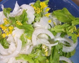 新タマネギと菜の花の天ぷら‼作り方1写真