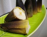たけのこの皮を使ってビックリおこわ作り方7写真