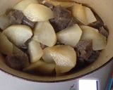 煮豚の煮汁アレンジ〜大根のどて煮〜作り方5写真