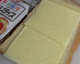 焼ガナッシュダースチョコチーズトースト♡作り方1写真