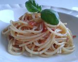 フレッシュトマトで作るソースの夏パスタ作り方8写真