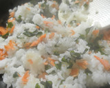 生からでも簡単磯香るほっこり鮭わかめご飯作り方8写真