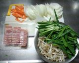 もやしとベーコンで節約野菜炒め作り方1写真