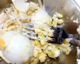 休日の朝ごはん♪卵チーズトースト♪作り方3写真