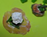 バジルチーズとグリーン野菜の生ハム焼売作り方4写真