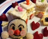子供が喜ぶキャラご飯☆アンパンマン列車作り方7写真