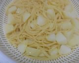 新じゃがいもとタラコのパスタ作り方8写真