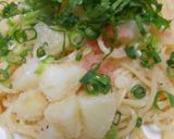 新じゃがいもとタラコのパスタ作り方13写真