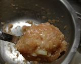 ふわふわ！レンコン入り鶏団子ポン酢かけ作り方4写真