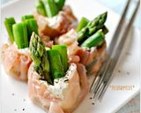 バジルチーズとグリーン野菜の生ハム焼売作り方6写真