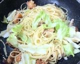 唐揚げのしょうゆ糀パスタ作り方3写真