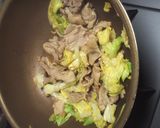 豚コマとキャベツの黄金の味作り方4写真