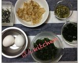 ぽんKitchen＊海藻たっぷり蕎麦作り方1写真