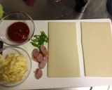 簡単5分焼くだけで薄焼きミルフィーユピザ作り方1写真