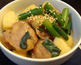 ｼﾞｬｶﾞｲﾓと鶏肉の煮物作り方13写真