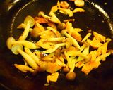 バジル風味の鮭ときのこのクリームパスタ♪作り方4写真