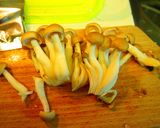 バジル風味の鮭ときのこのクリームパスタ♪作り方2写真