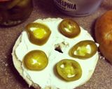 ハラペーニョベーグルサンド作り方1写真