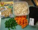 大豆と根菜のひじき煮作り方1写真